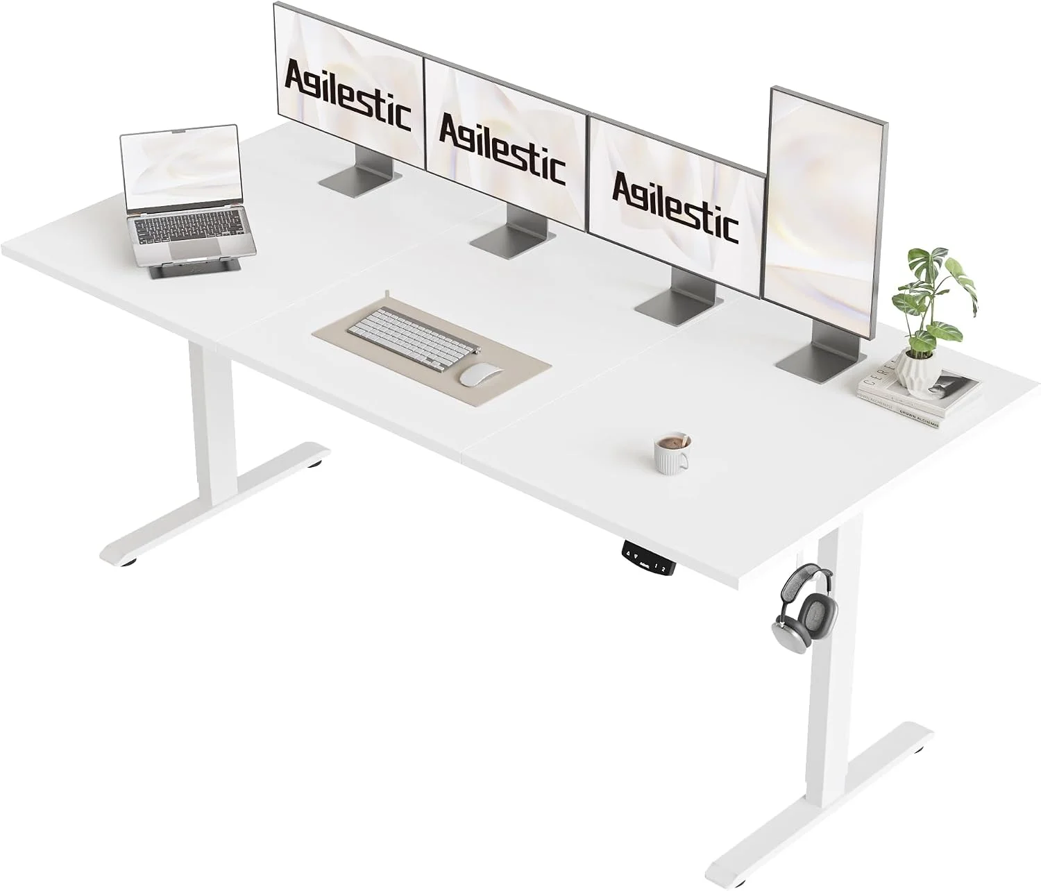 Agilestic Electric Standing Desk, 48 x 24 Inches Height Adjustable Desk - Image 42