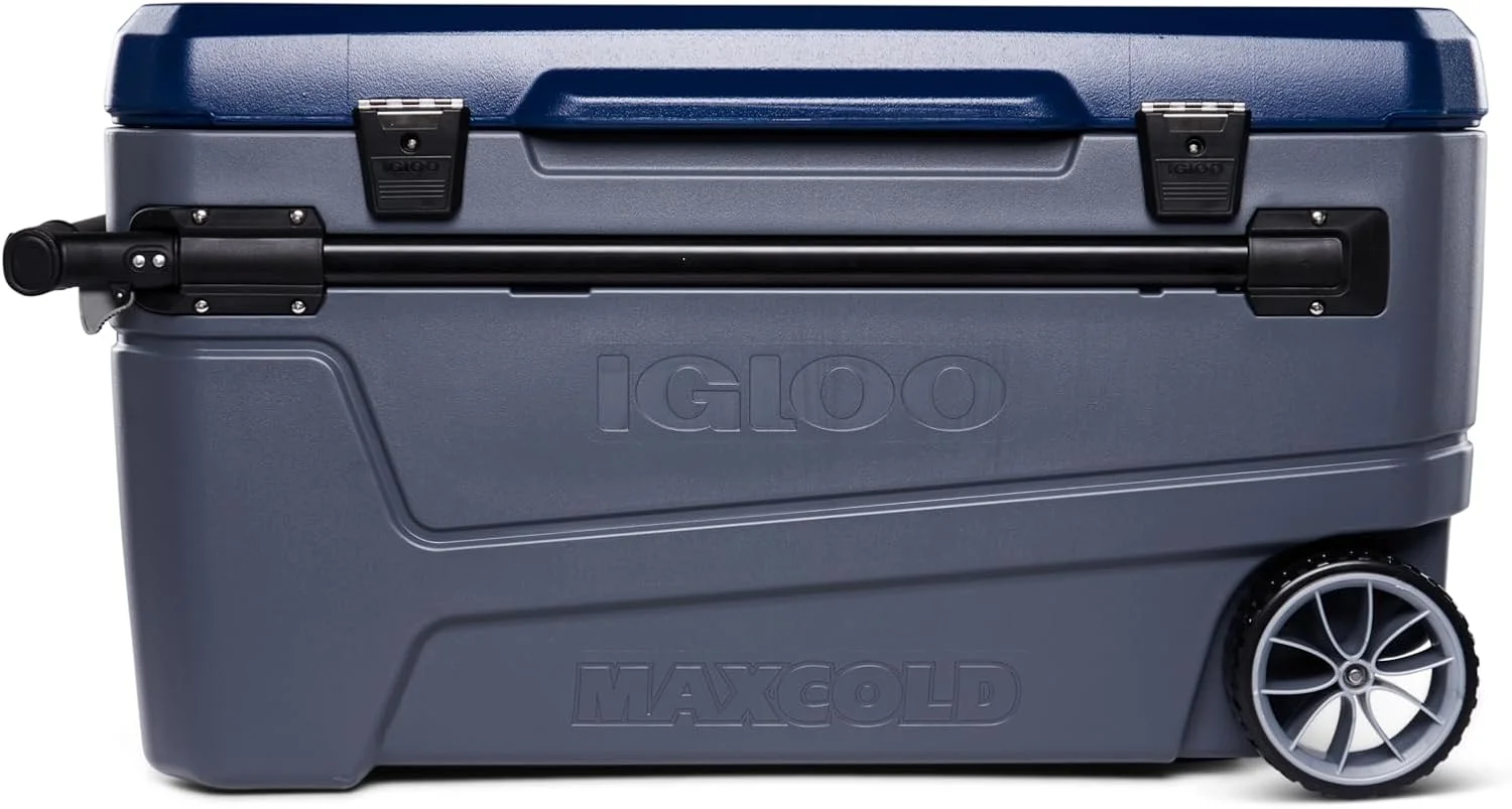 Igloo Maxcold Glide 110Qt Wheeled Cooler | Insulated Hard Shell Ice Chest - Image 2