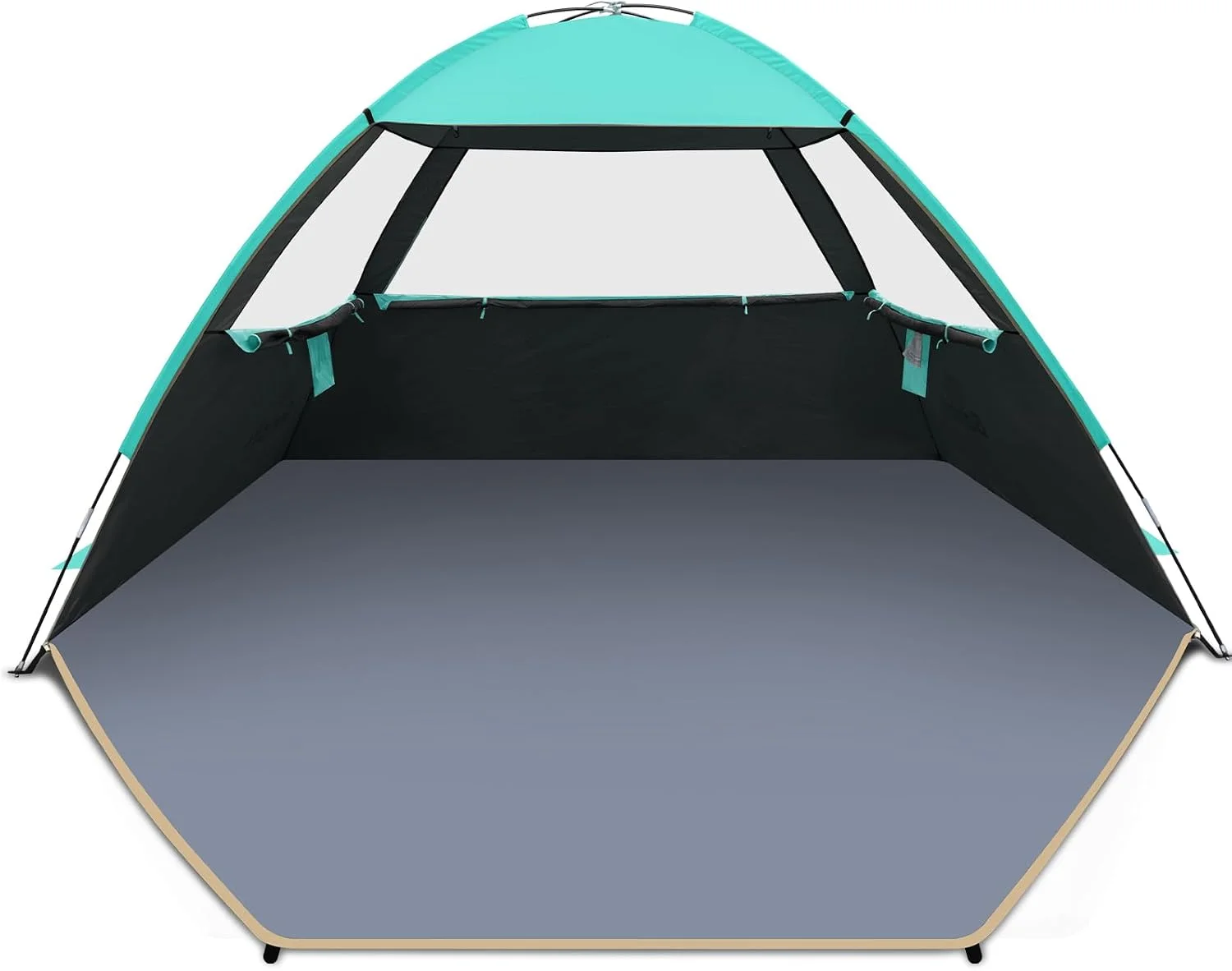 Gorich Beach Tent Sun Shelter for 3/4/6/8/10 Person with UPF 50+ UV Protection, Lightweight & Easy Setup Beach Shade - Image 7