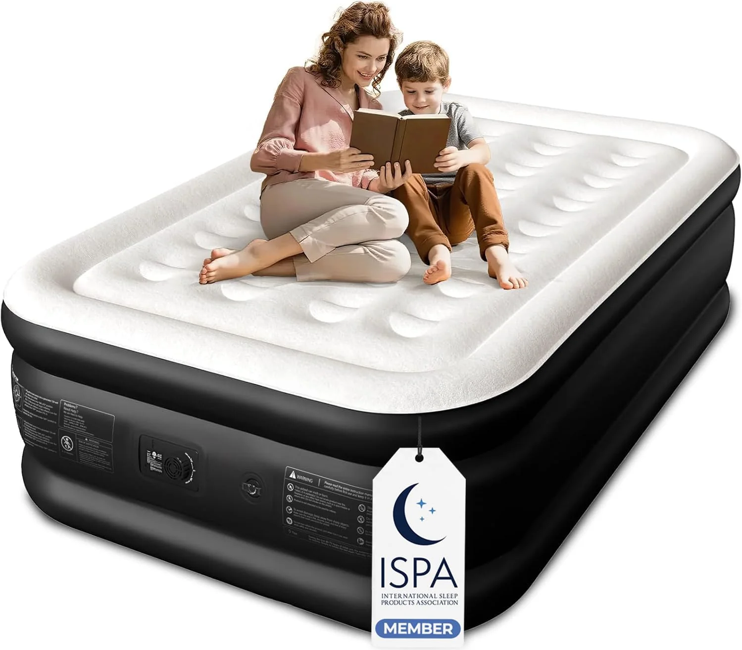 CHERIMOR Queen Air Mattress with Built-in Pump, 18 Raised Comfort, 48Hr Leak-Proof Test, Supports 800 lbs - Image 5