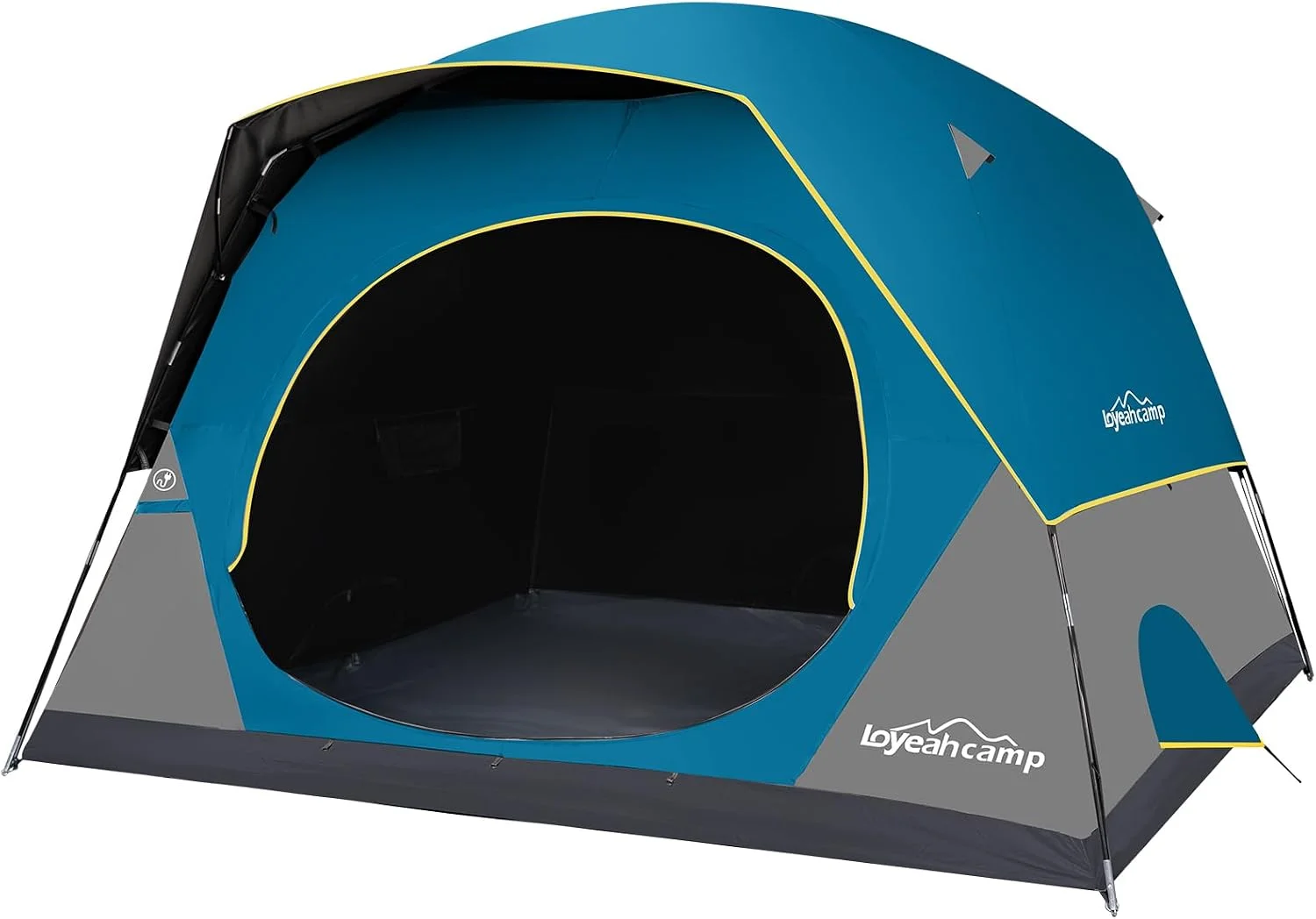 LOYEAHCAMP Tent 4/6 Person Blackout Camping Tent with Rainfly, Waterproof Portable Double Layer Family Dome Tent for - Image 6