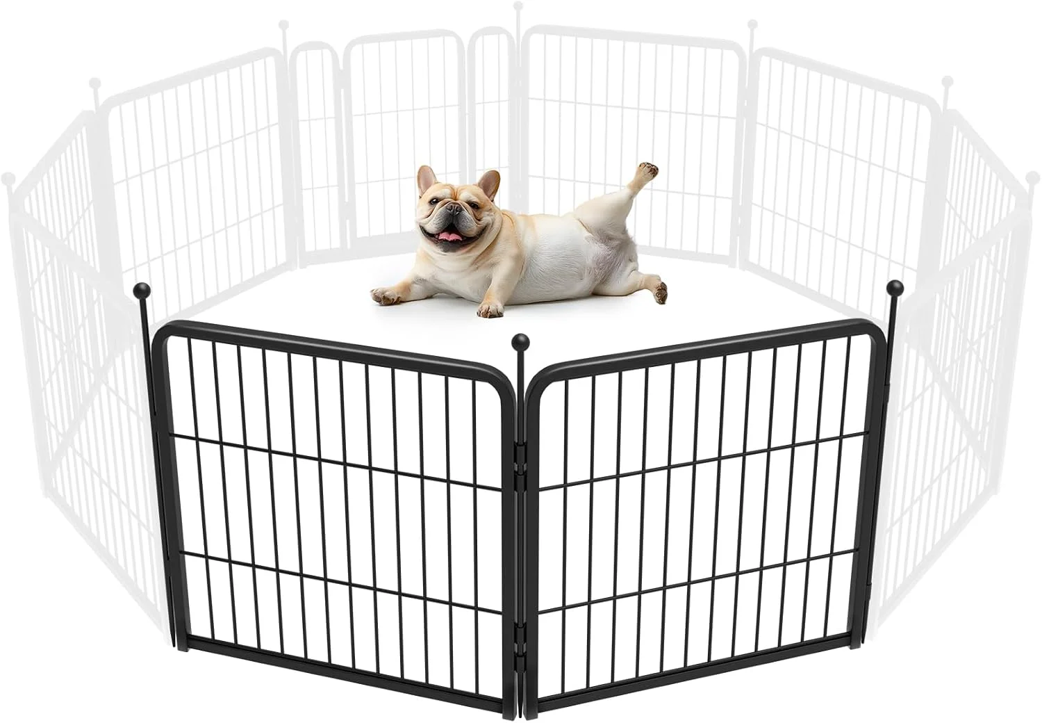 FXW Rollick Dog Playpen, Indoor, 24 H, 8 Panels - Image 64