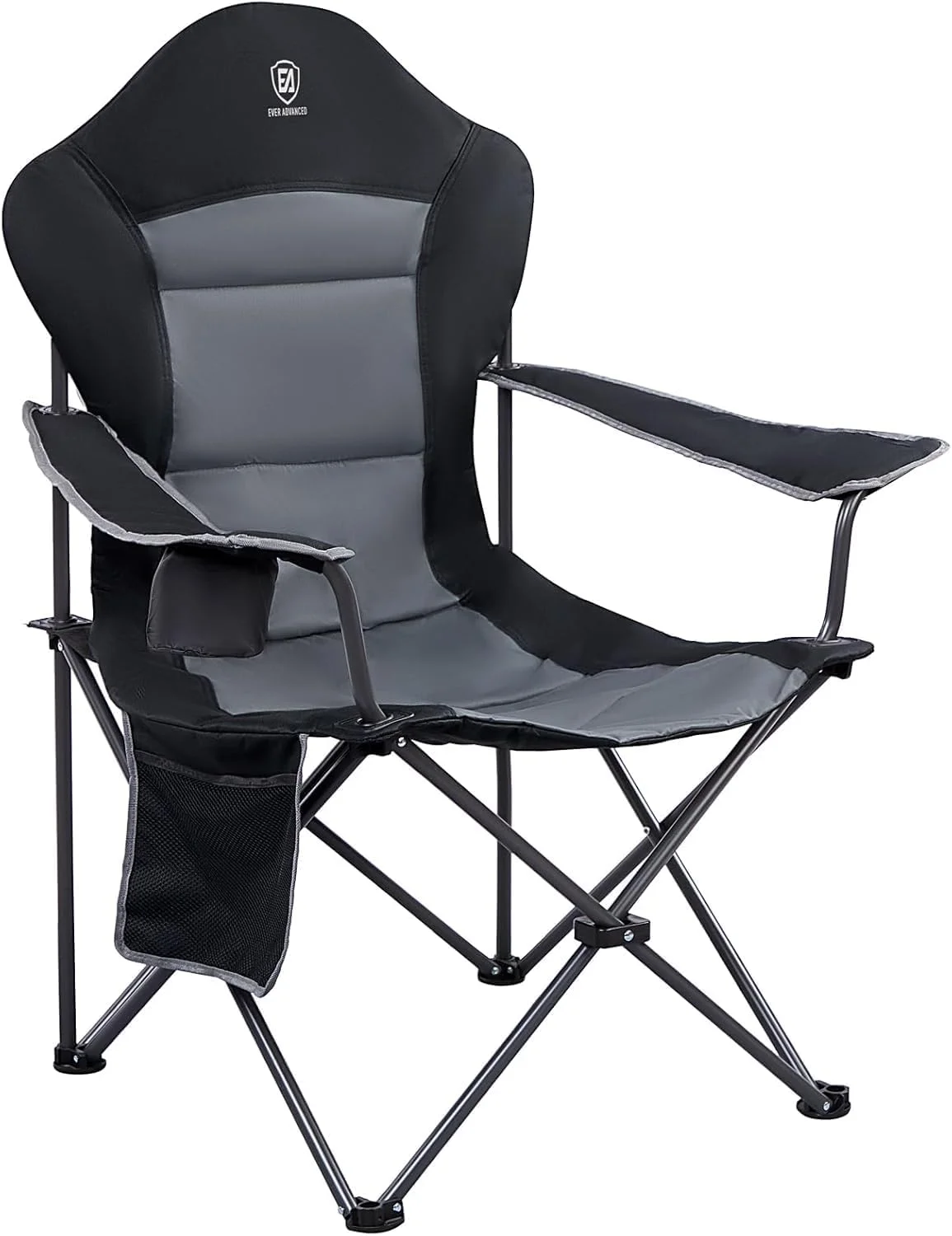 EVER ADVANCED Folding Camping Chair with High Back Padded 2 Pack Oversized Portable Lawn Chairs Lightweight Sturdy Steel - Image 2