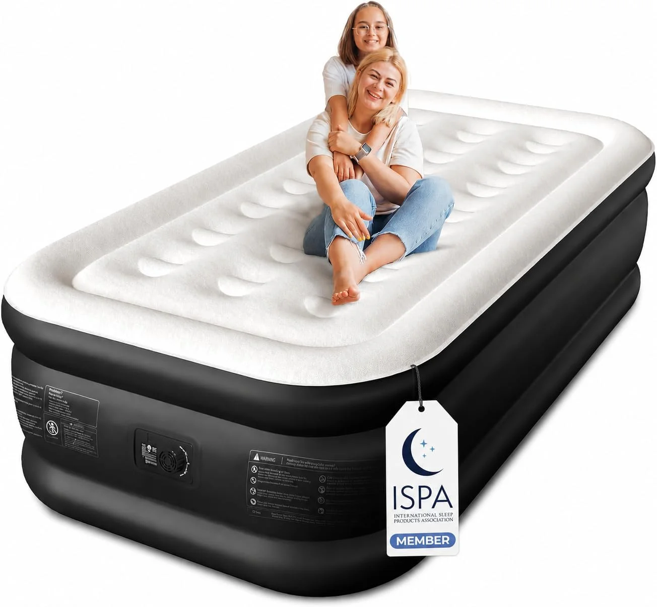 CHERIMOR Queen Air Mattress with Built-in Pump, 18 Raised Comfort, 48Hr Leak-Proof Test, Supports 800 lbs - Image 6