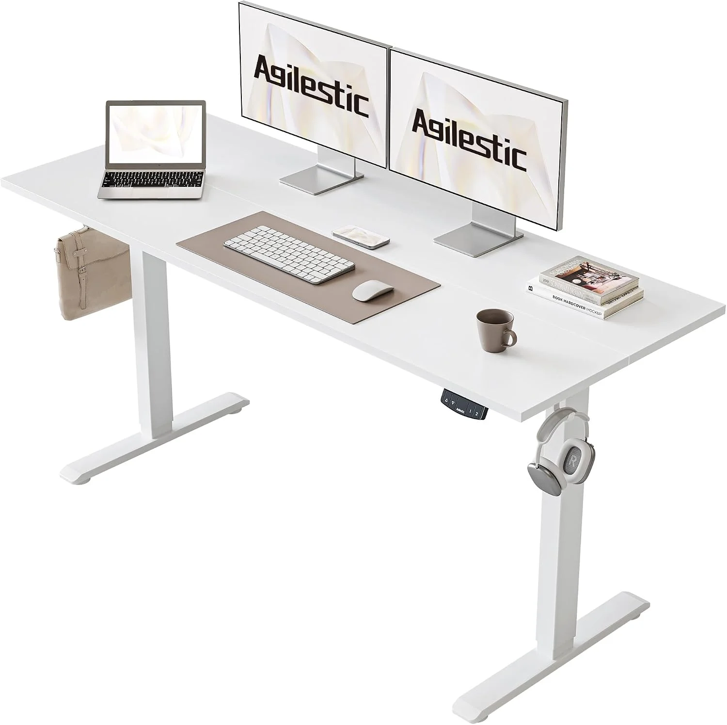 Agilestic Electric Standing Desk, 48 x 24 Inches Height Adjustable Desk - Image 8