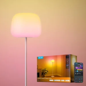 Govee Lantern Floor Lamp, 1400lm, Modern Floor Lamp for Living Room