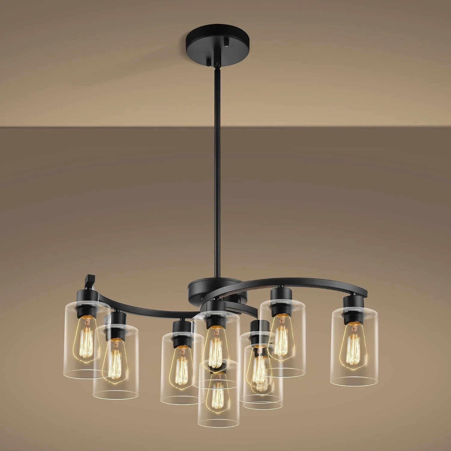 Sigaitwei 6 Light Modern Chandeliers for Dining Room - Image 3
