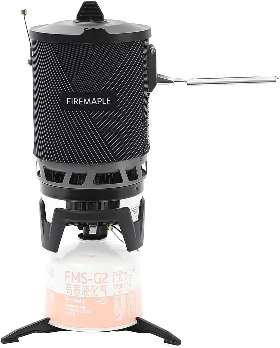 Fire-Maple Fixed Star 2 Pro Backpacking Camping Stove System, Black 19.8oz, 30% Faster Boil with HX Base - Image 3