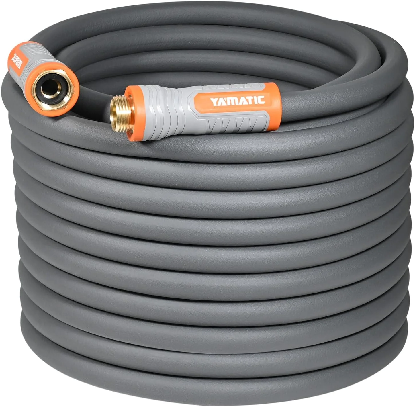 YAMATIC Flexible Garden Hose 5/8 x 75ft, 360° Swivel Handle, Burst 600 PSI, 75 Foot Heavy Duty Water Hose for - Image 7