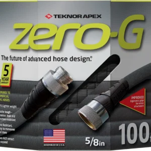 zero-G 4001-100 Garden Hose, 5/8 x 100', Gray
