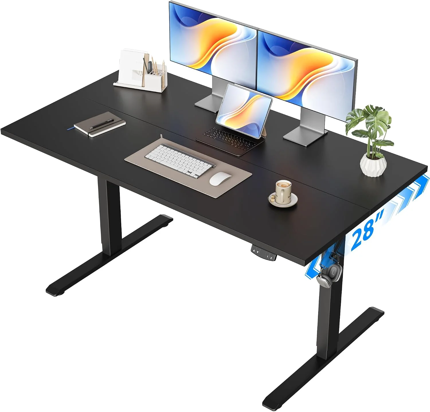Agilestic Electric Standing Desk, 48 x 24 Inches Height Adjustable Desk - Image 12