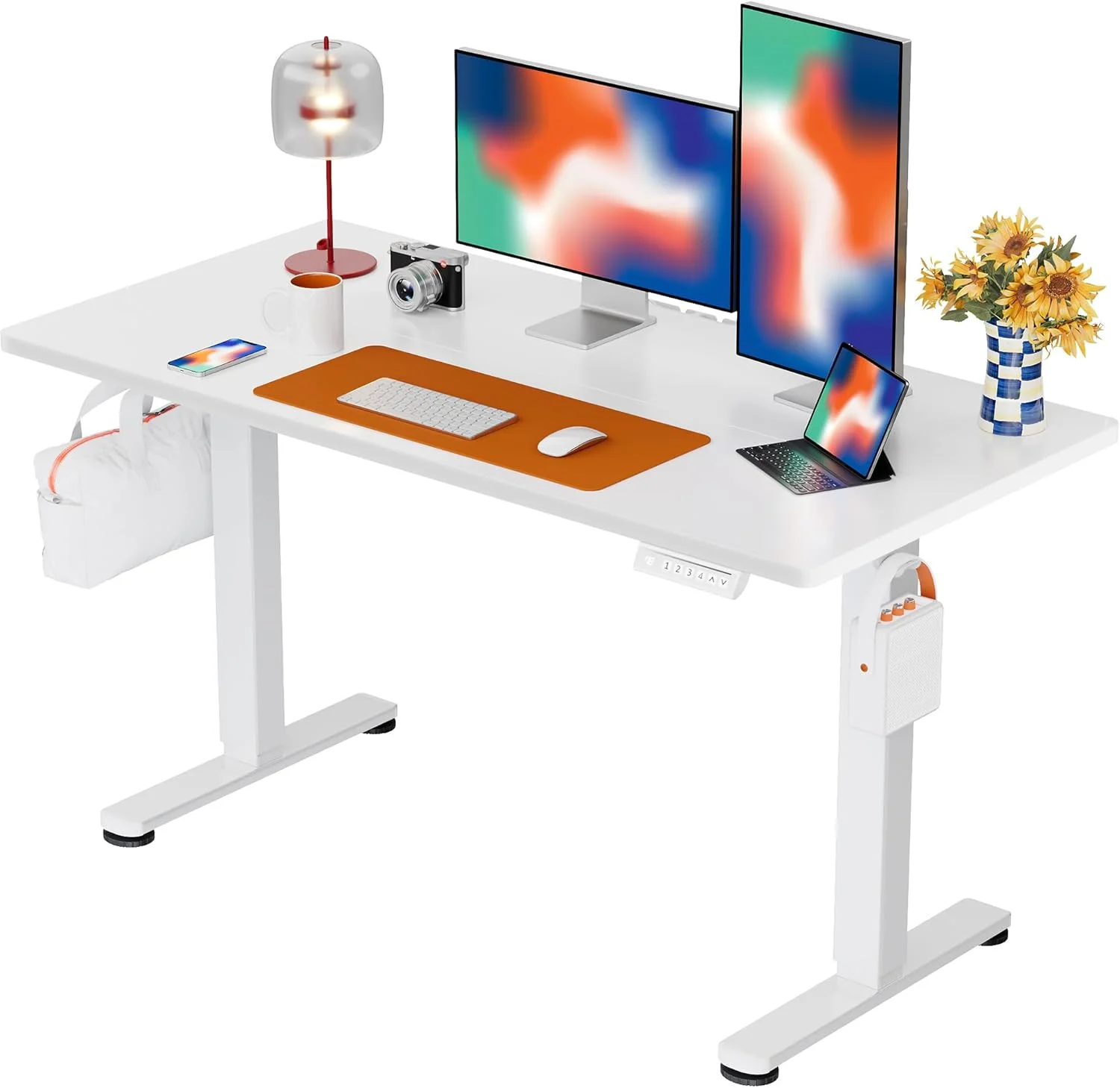 ErGear Height Adjustable Electric Standing Desk, 48 x 24 Inches Sit Stand up Desk - Image 47