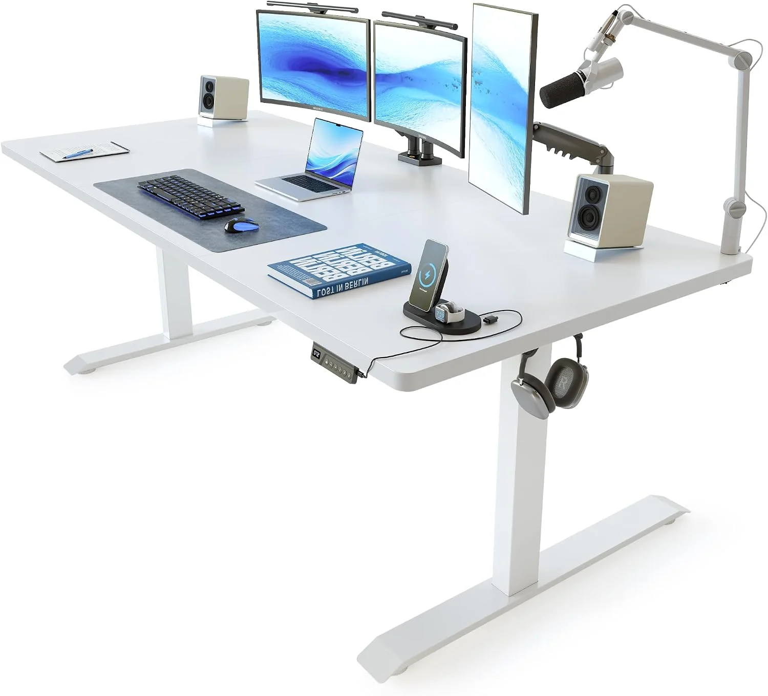 FEZIBO Standing Desk, 48 × 24 Inches Electric Height Adjustable - Image 29