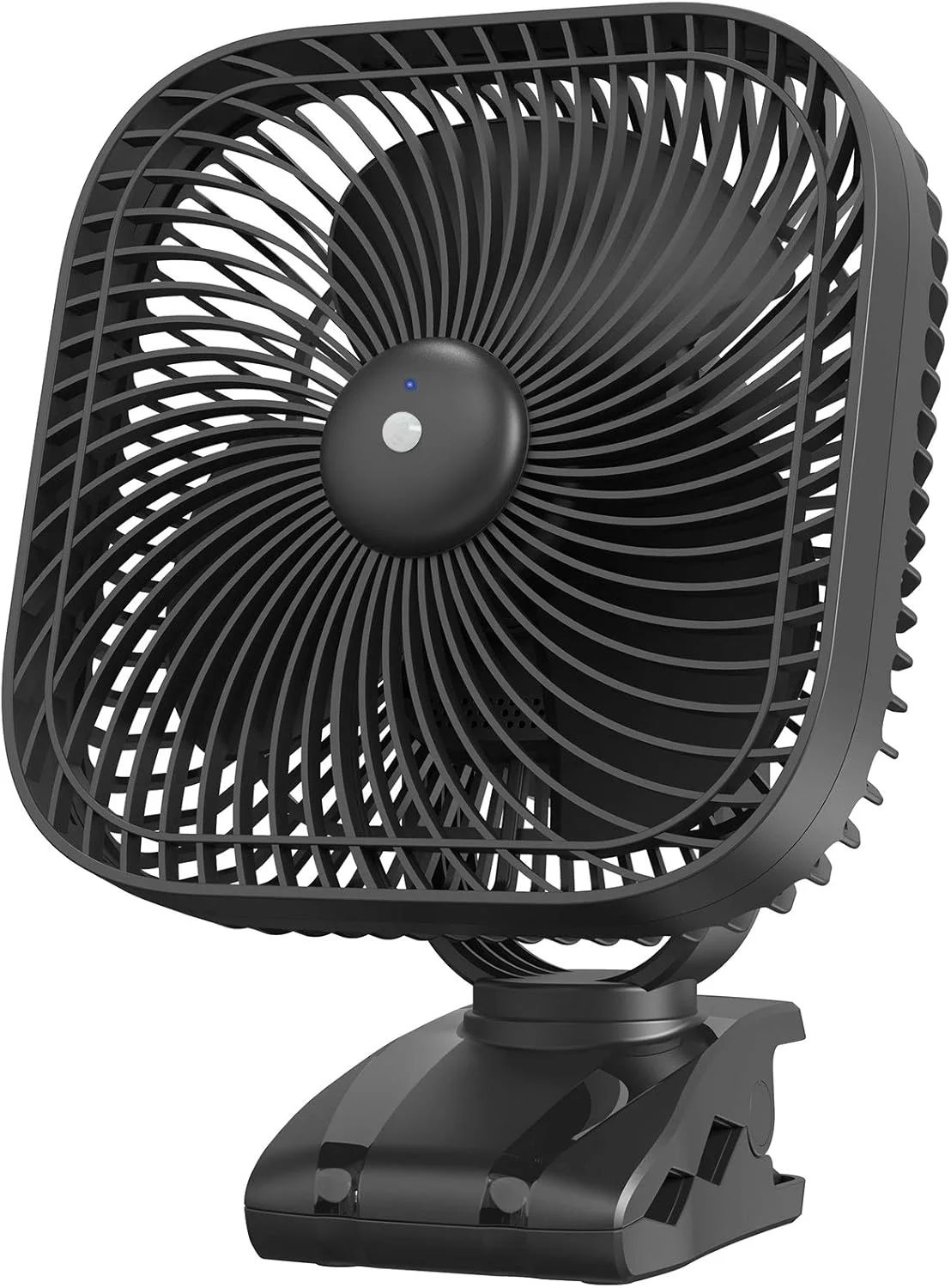 SLENPET 20000mAh Rechargeable Portable Clip-on Fan, Battery Operated, Last 78 Hrs, 4 Speeds with Light & Hook