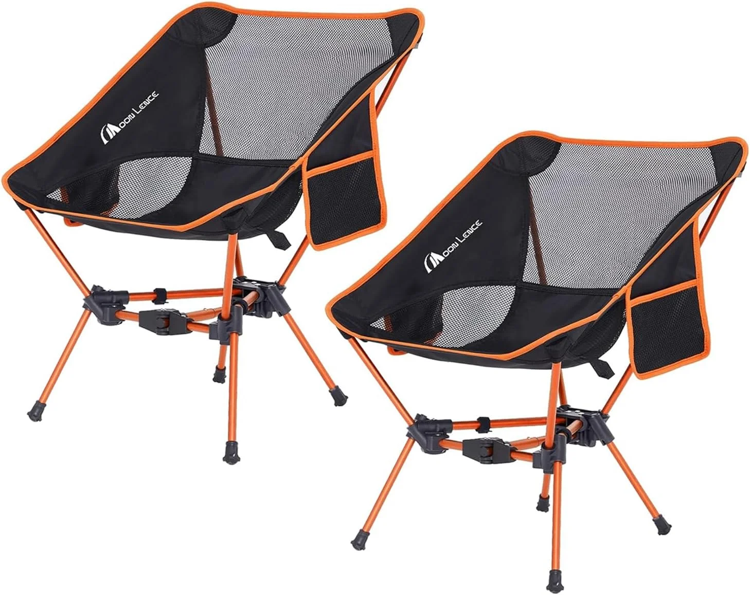 MOON LENCE 2 Pack Portable Camping Chairs Backpacking Chair, The 4th Generation Ultralight Folding Chair - Image 9