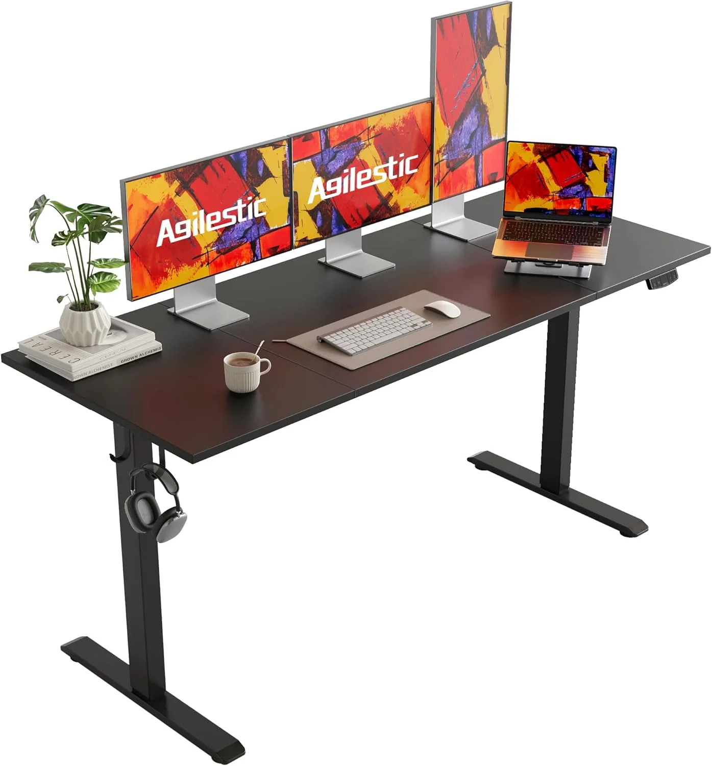 Agilestic Electric Standing Desk, 48 x 24 Inches Height Adjustable Desk - Image 13