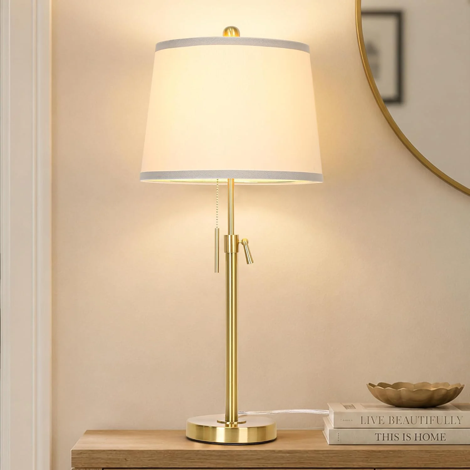 Table Lamps Set of 2, 3-Color Temperature, Bulb Included - Image 6
