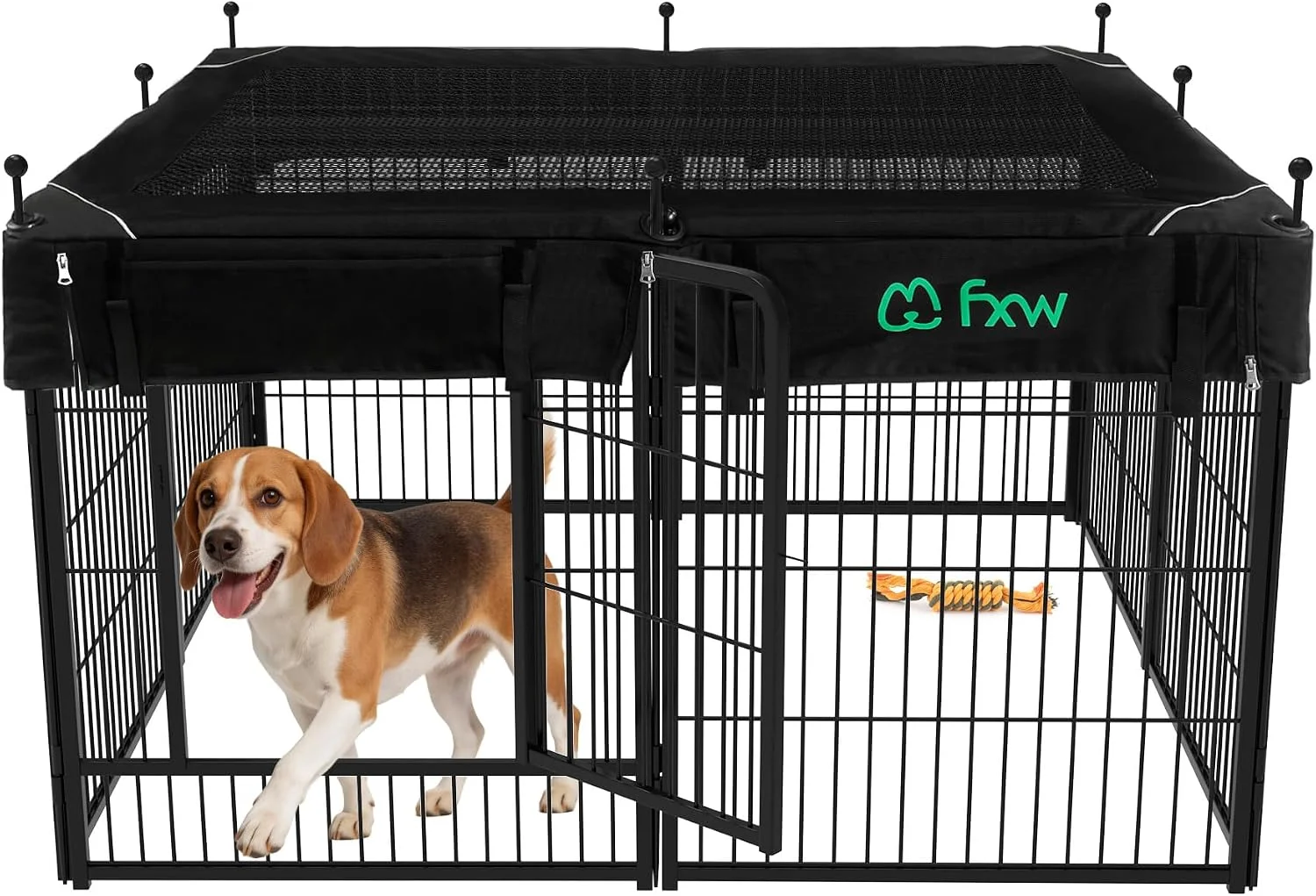 FXW Rollick Dog Playpen, Indoor, 24 H, 8 Panels - Image 26