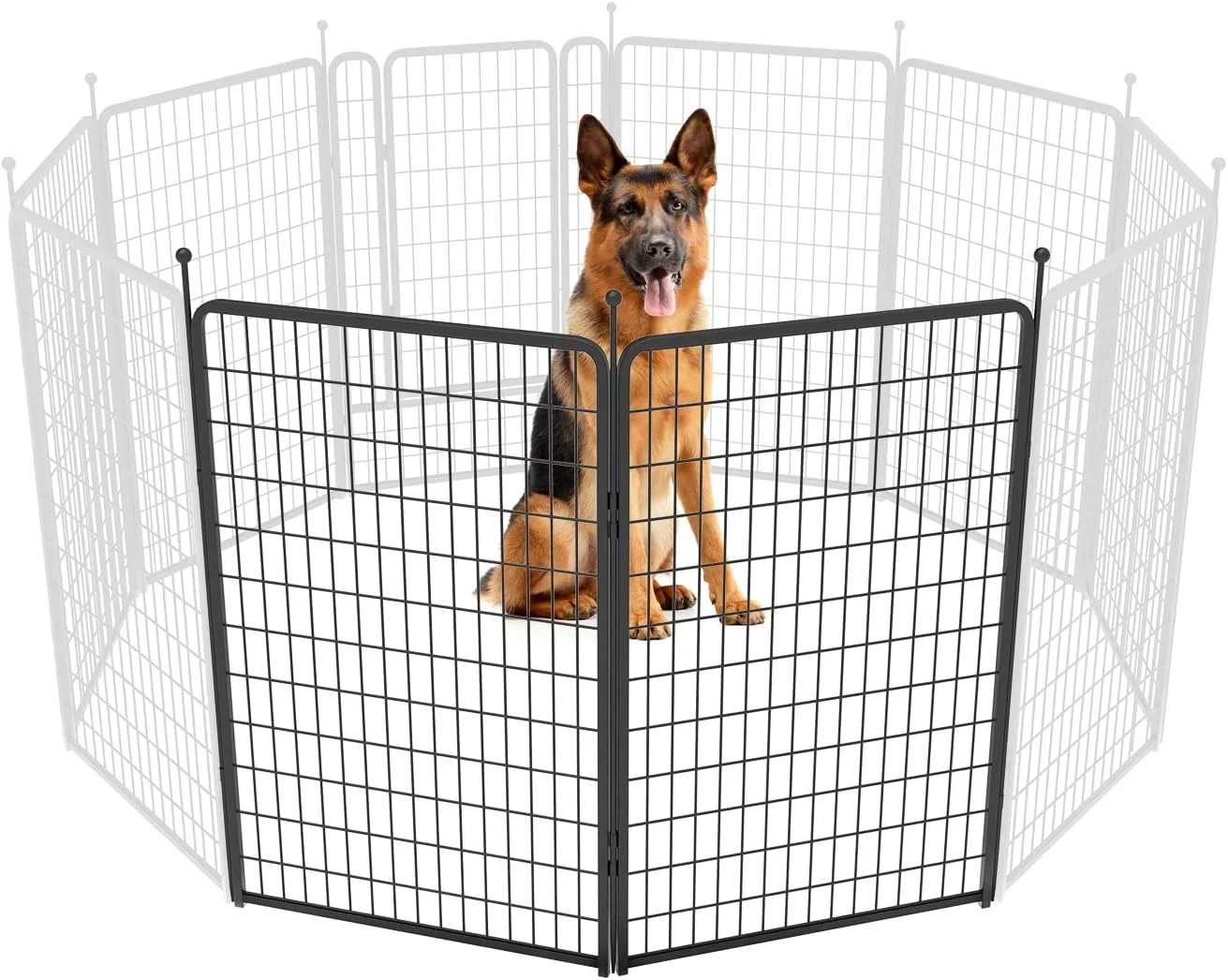 FXW Rollick Dog Playpen, Indoor, 24 H, 8 Panels - Image 78