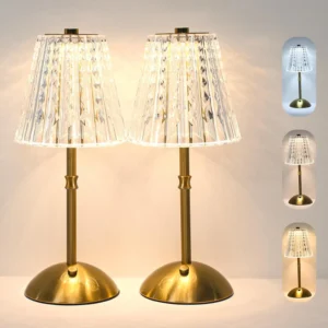 Alternative view of Gkeiten 2 Pack Touch Cordless Table Lamp Rechargeable, Dimmable, 3-Color Temperature