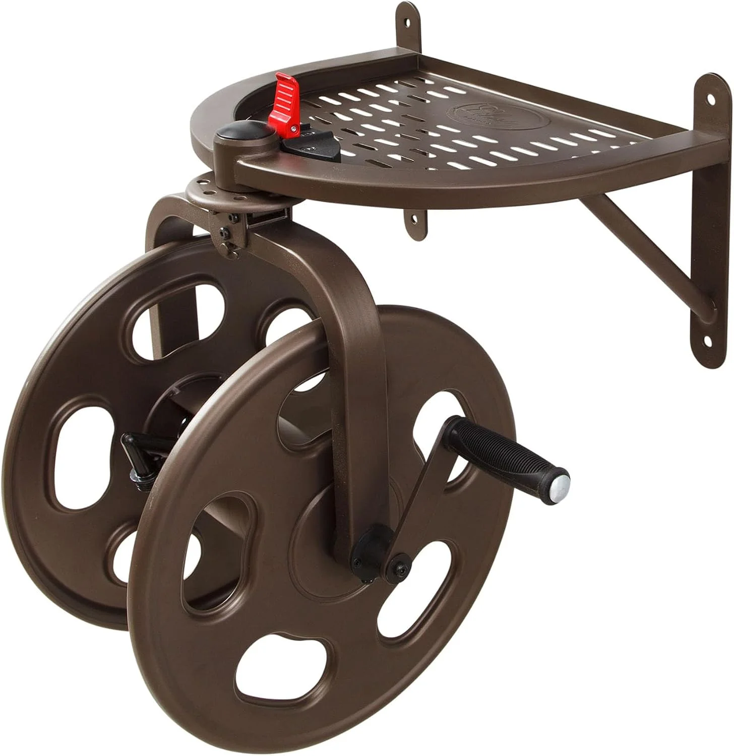 Liberty Garden 710 Navigator Rotating Garden Hose Reel, Holds 125-Feet of 5/8-Inch Hose - Bronze - Image 5