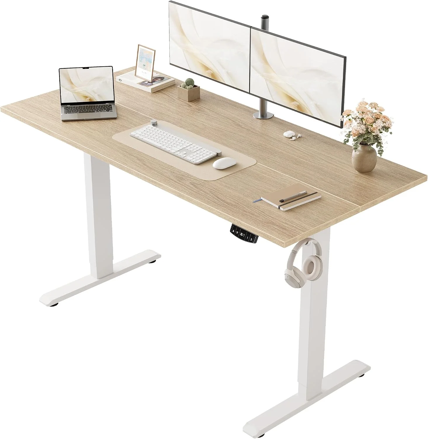 Agilestic Electric Standing Desk, 48 x 24 Inches Height Adjustable Desk - Image 3