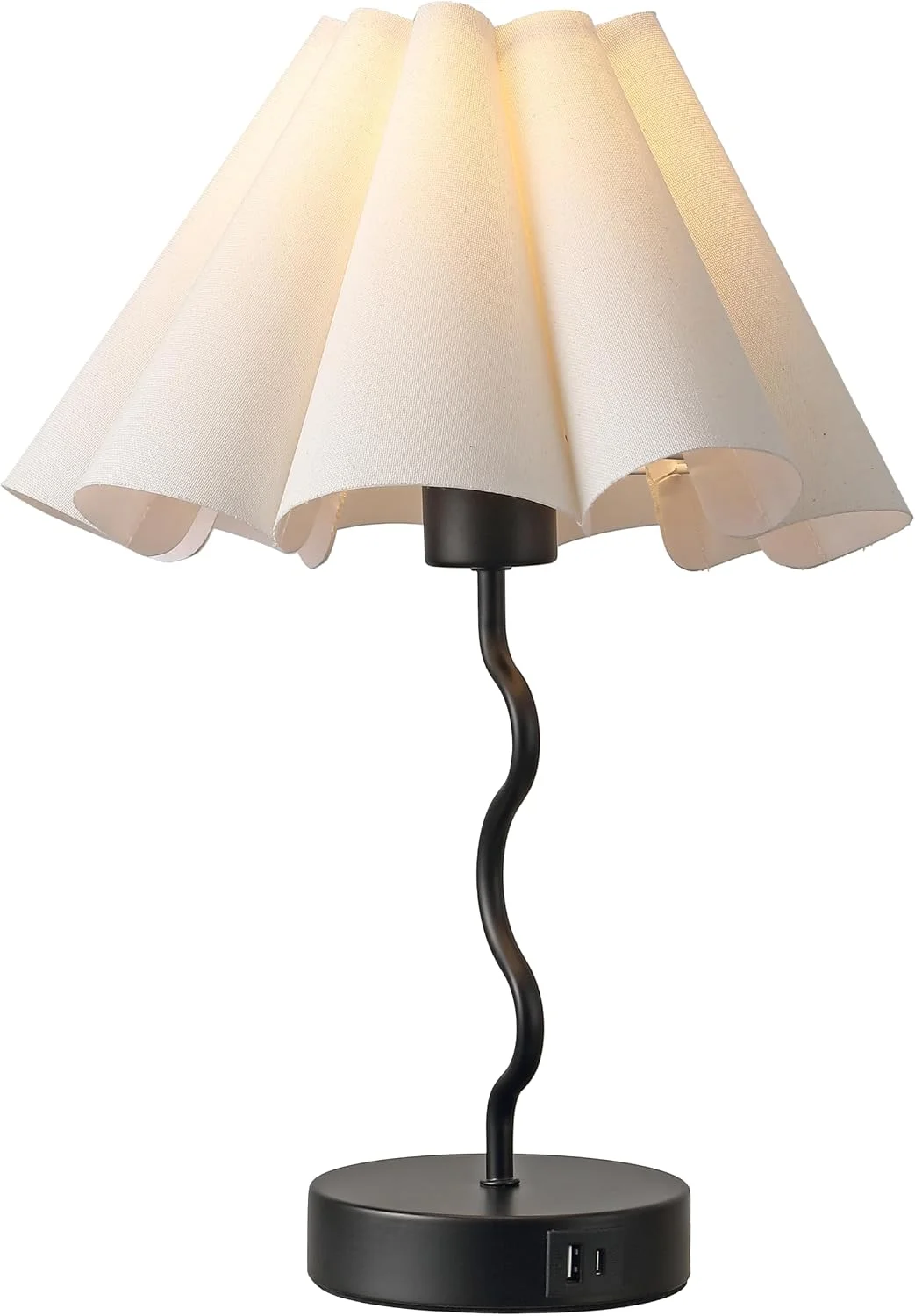 EOEYYOYB Pleated Table Lamp, Modern Lamp for Bedroom Home Office Decor - Image 6
