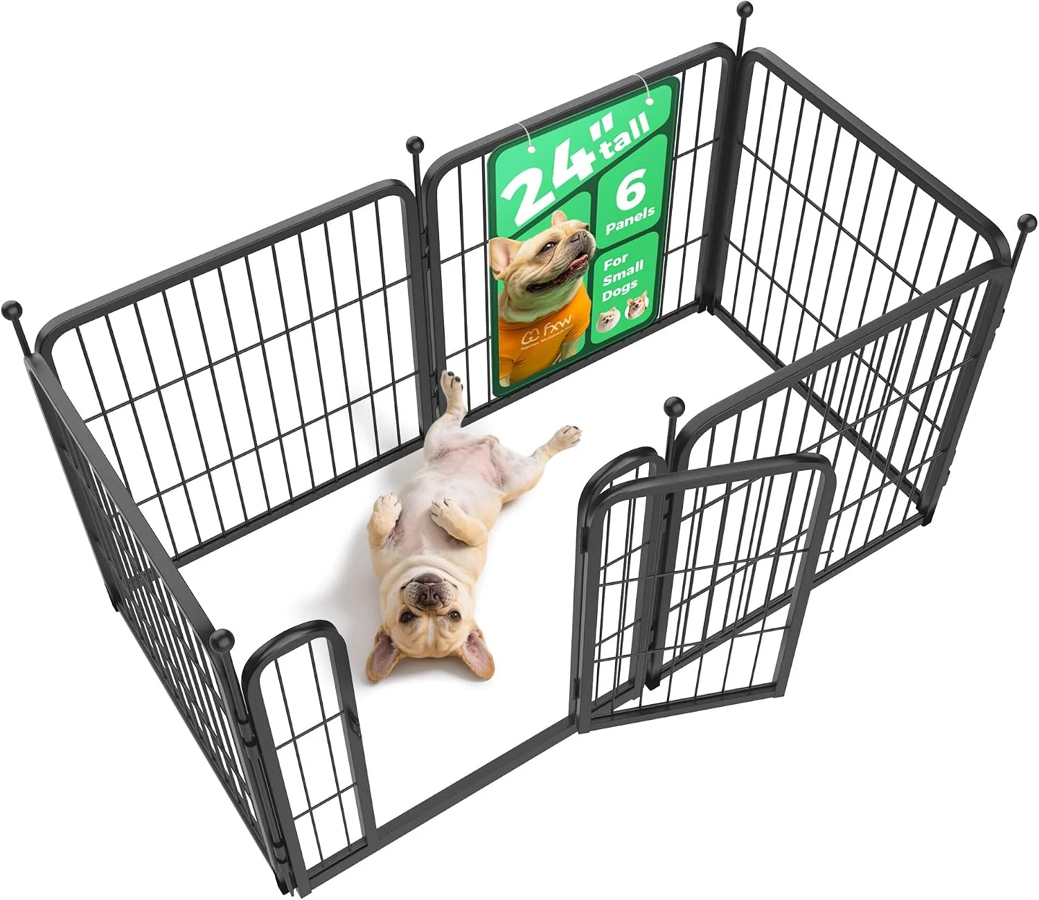 FXW Rollick Dog Playpen, Indoor, 24 H, 8 Panels - Image 67
