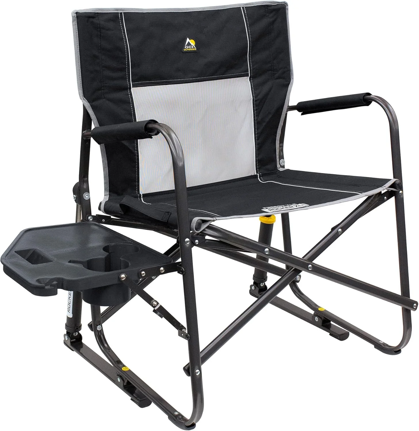 GCI Outdoor Freestyle Rocker Camping Chair - Black - Image 3