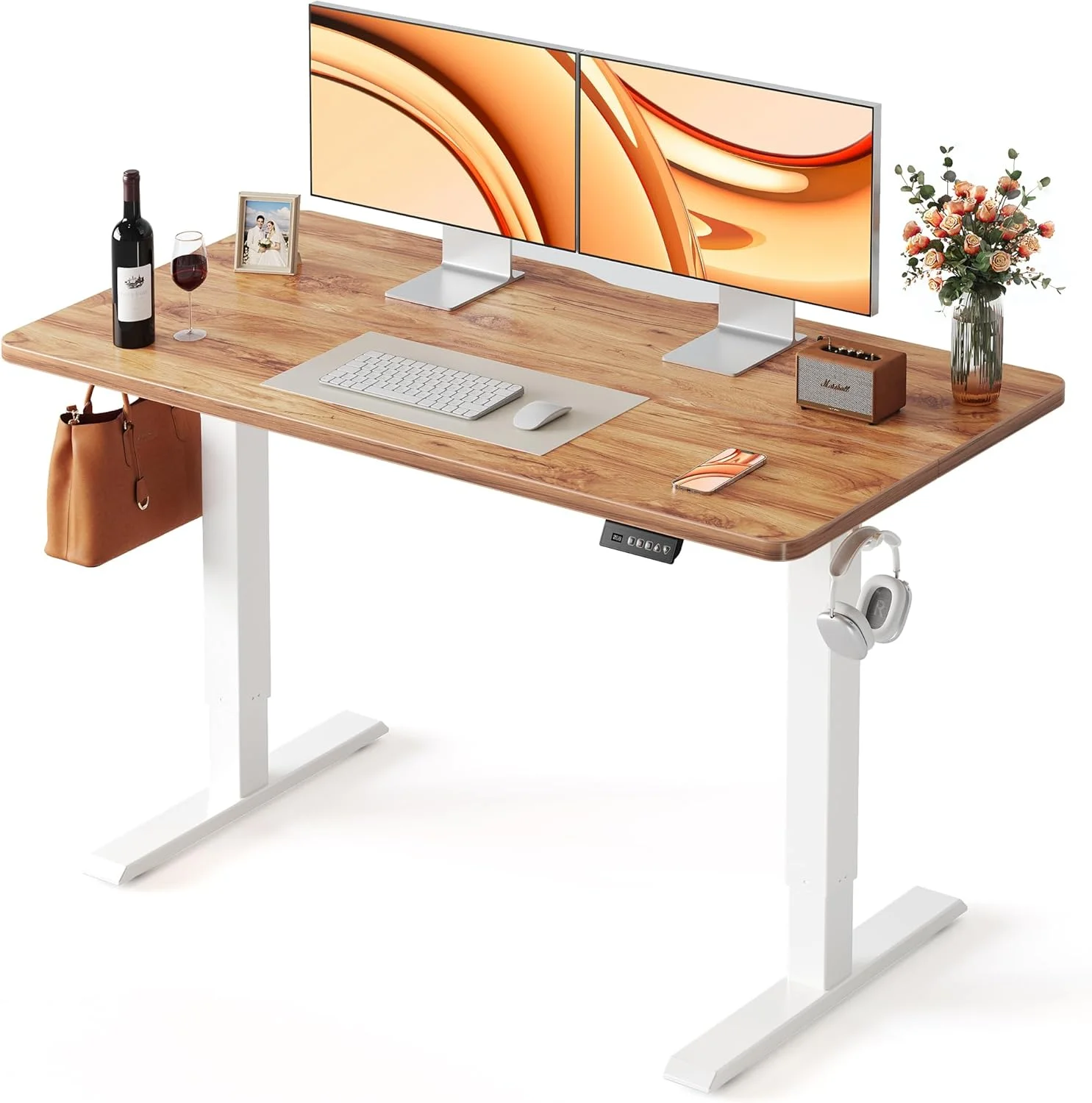 FEZIBO Standing Desk, 48 × 24 Inches Electric Height Adjustable - Image 4