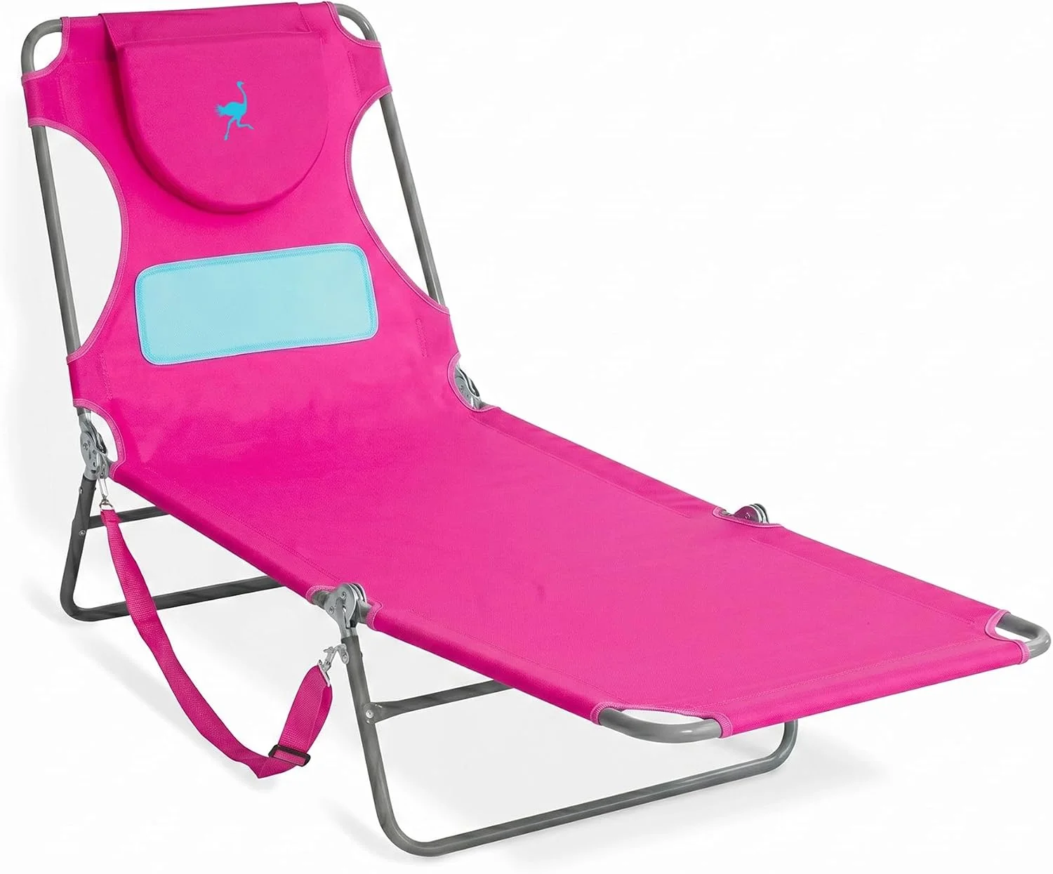 Ostrich the Ladies Comfort Lounger with Chest Support, Foldable and Portable Reclining Outdoor Patio Beach Lawn Camping - Image 4