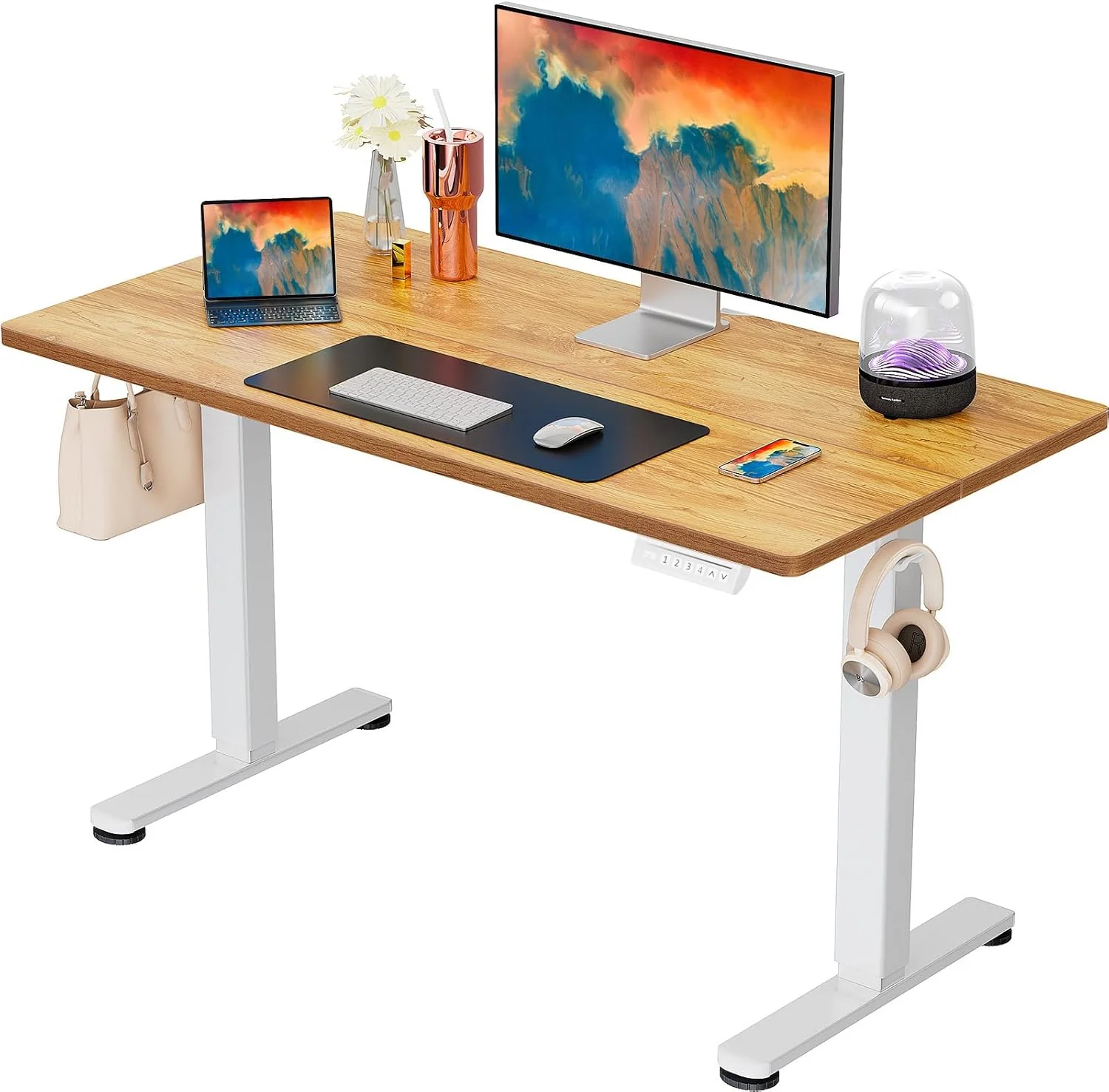 ErGear Height Adjustable Electric Standing Desk, 48 x 24 Inches Sit Stand up Desk - Image 14