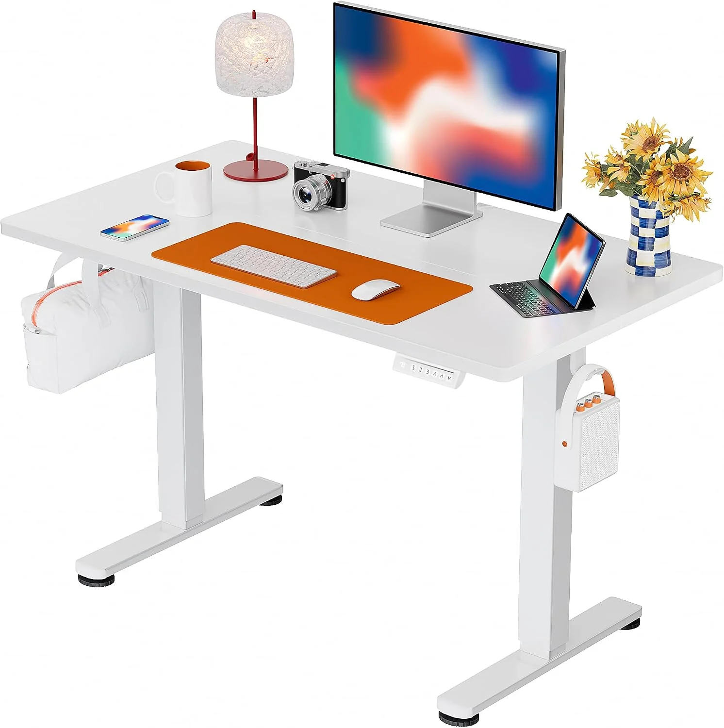 ErGear Height Adjustable Electric Standing Desk, 48 x 24 Inches Sit Stand up Desk - Image 33