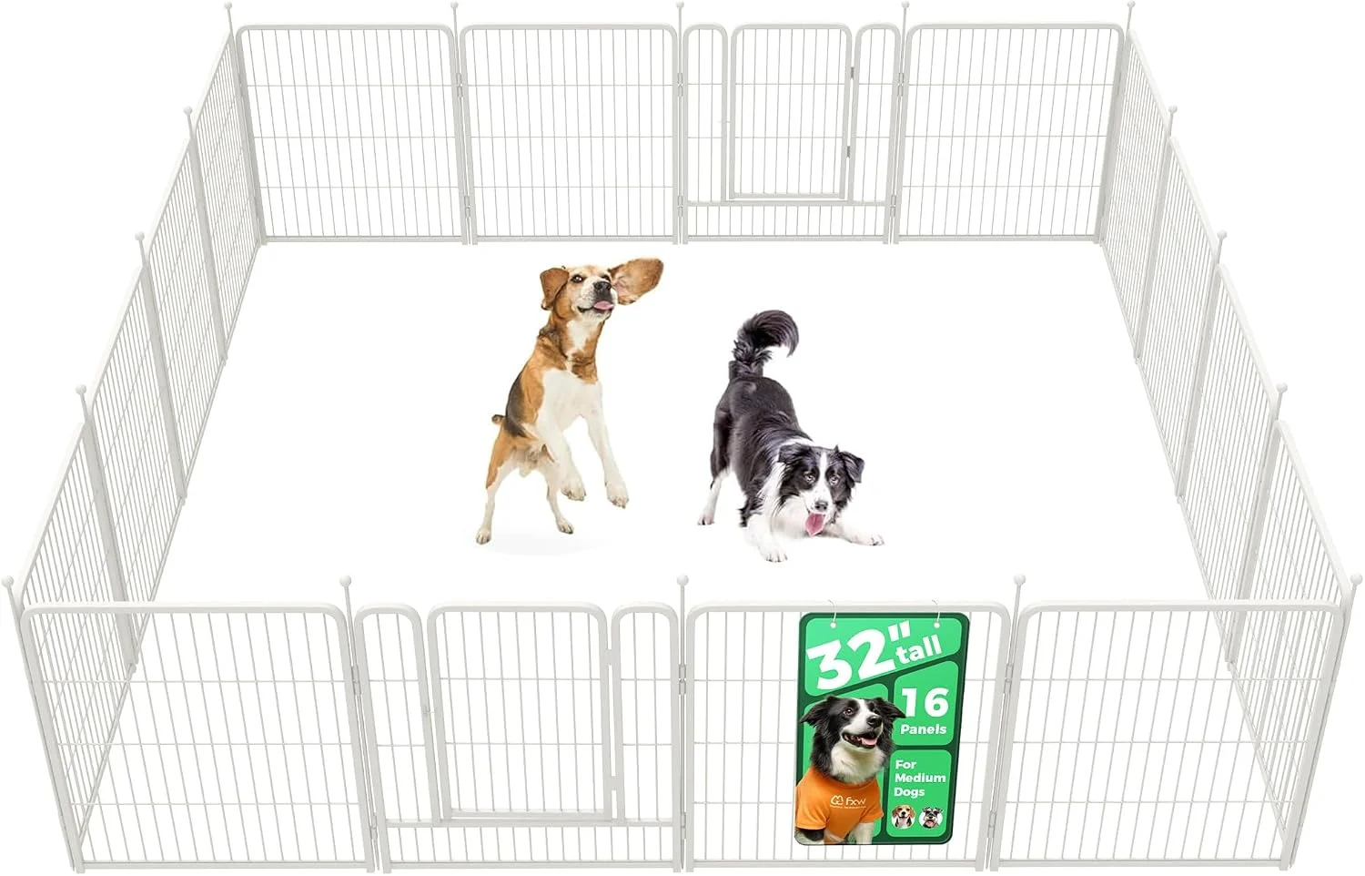 FXW Rollick Dog Playpen, Indoor, 24 H, 8 Panels - Image 84