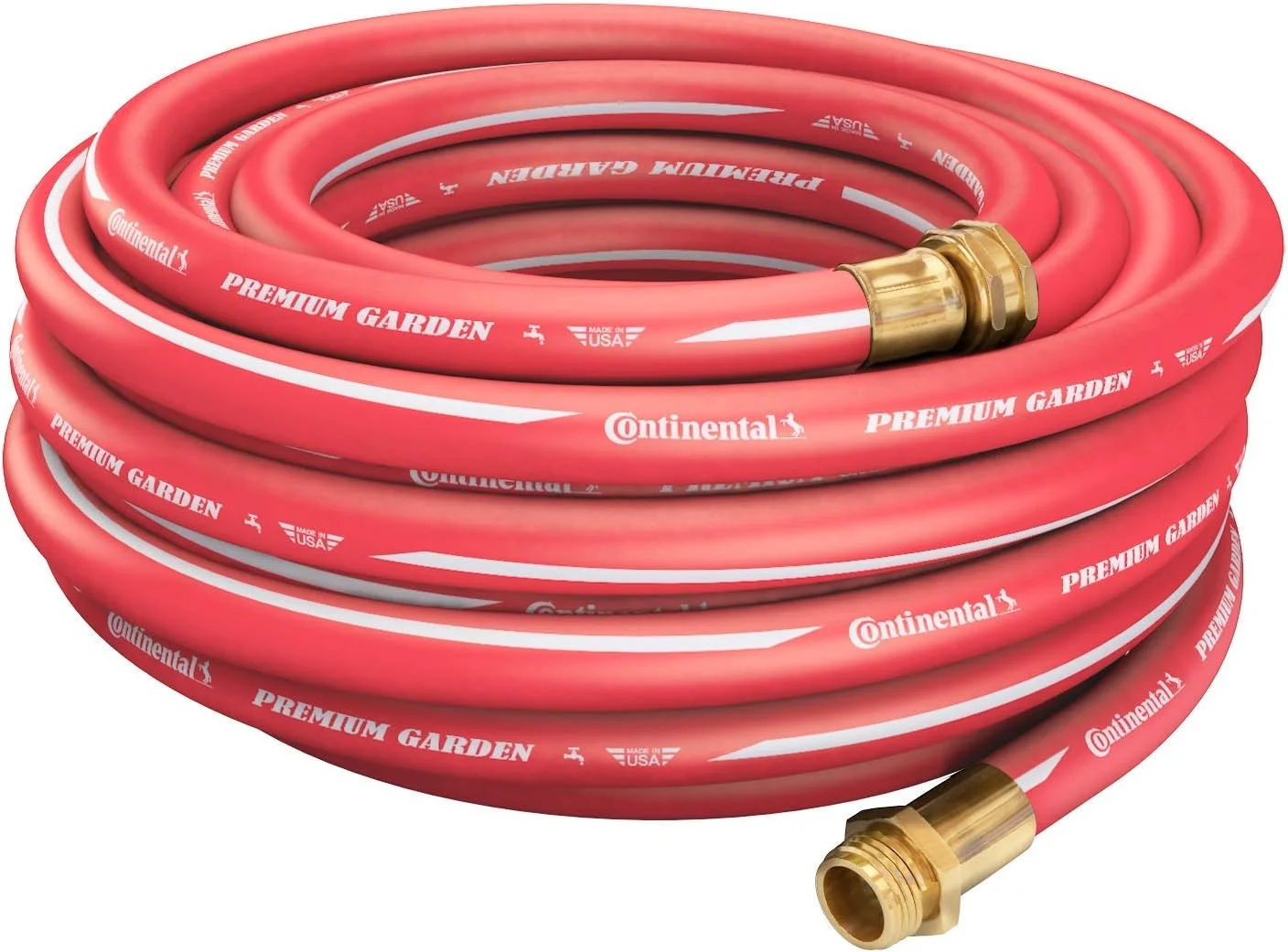 Continental Premium Garden Black Heavy Duty Cold Water Garden Hose, 5/8in Inside Diameter x 100ft Length - Image 2