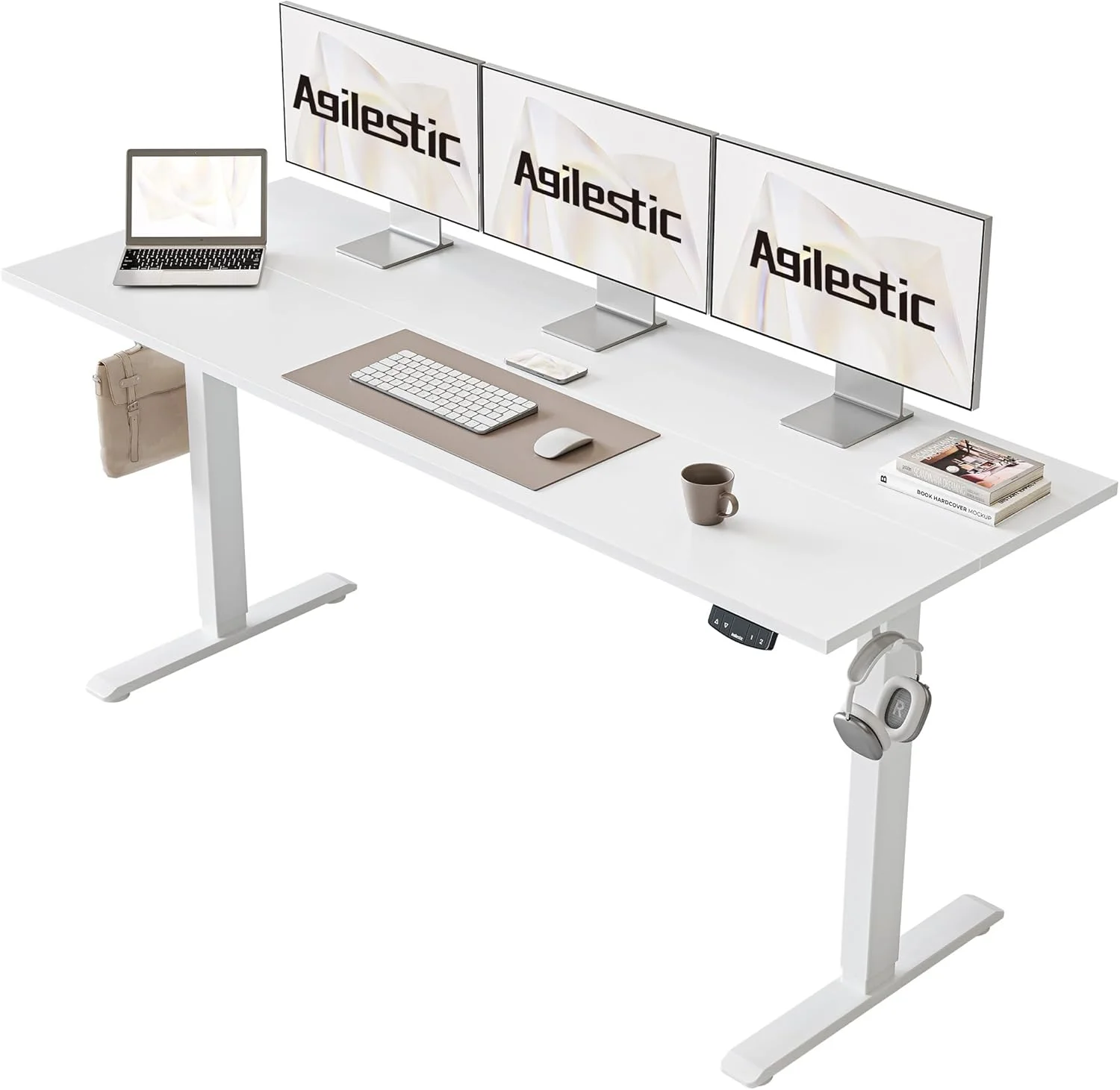 Agilestic Electric Standing Desk, 48 x 24 Inches Height Adjustable Desk - Image 36