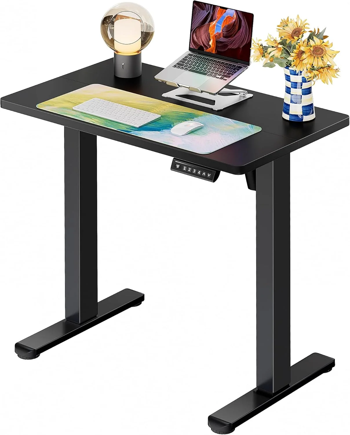 ErGear Height Adjustable Electric Standing Desk, 48 x 24 Inches Sit Stand up Desk - Image 2