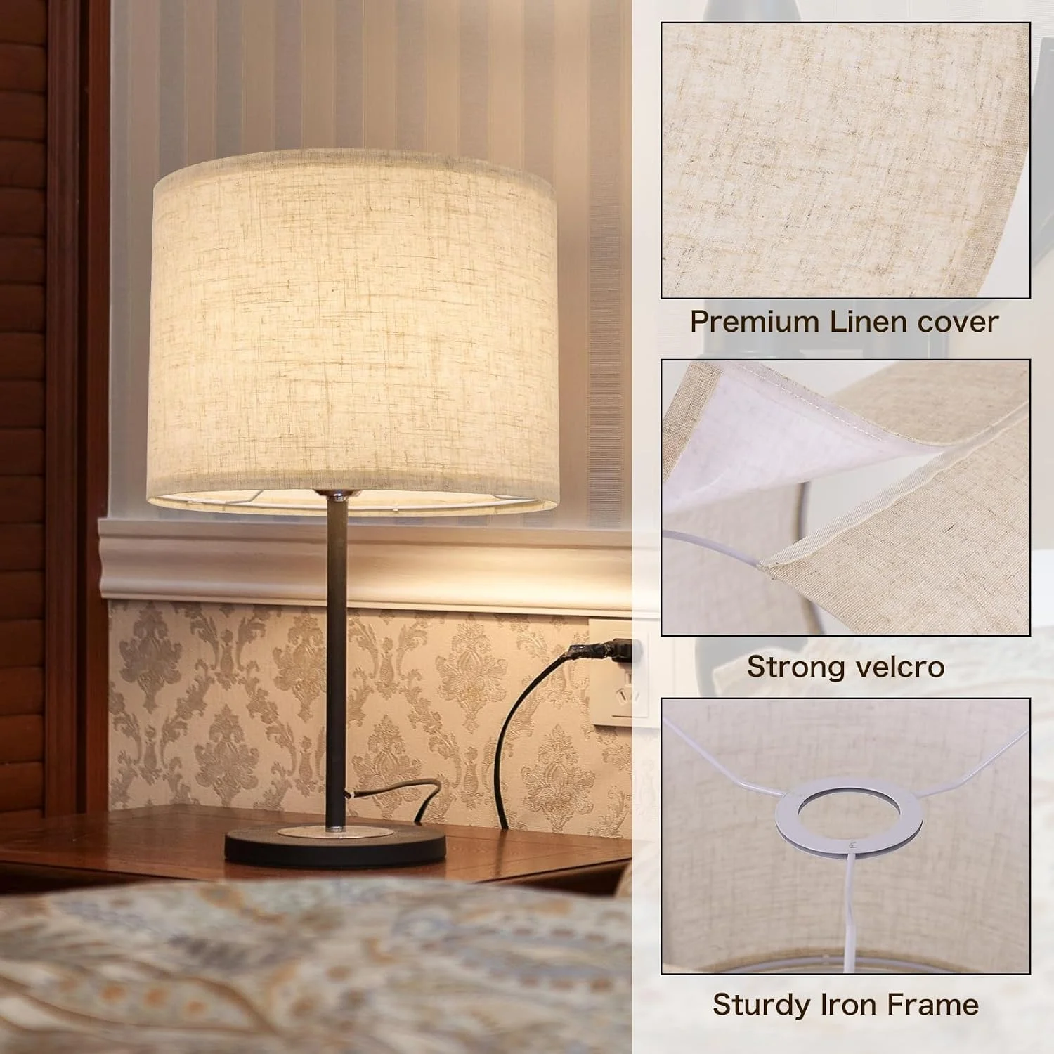 Large Lamp Shades Set of 2 - Image 5