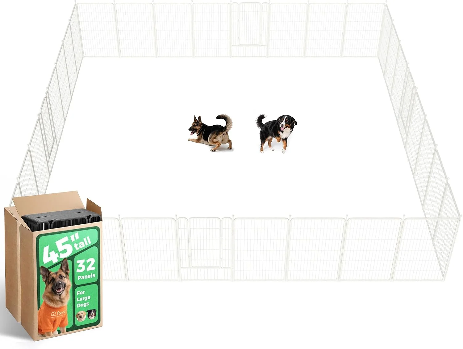 FXW Rollick Dog Playpen, Indoor, 24 H, 8 Panels - Image 6