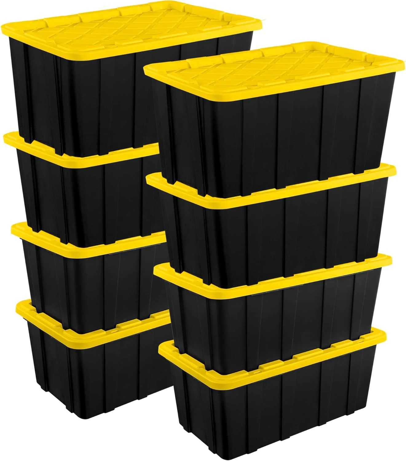 Sterilite 4-Pack 27 Gallon Industrial Storage Tote, Heavy-Duty Plastic Bins - Image 10