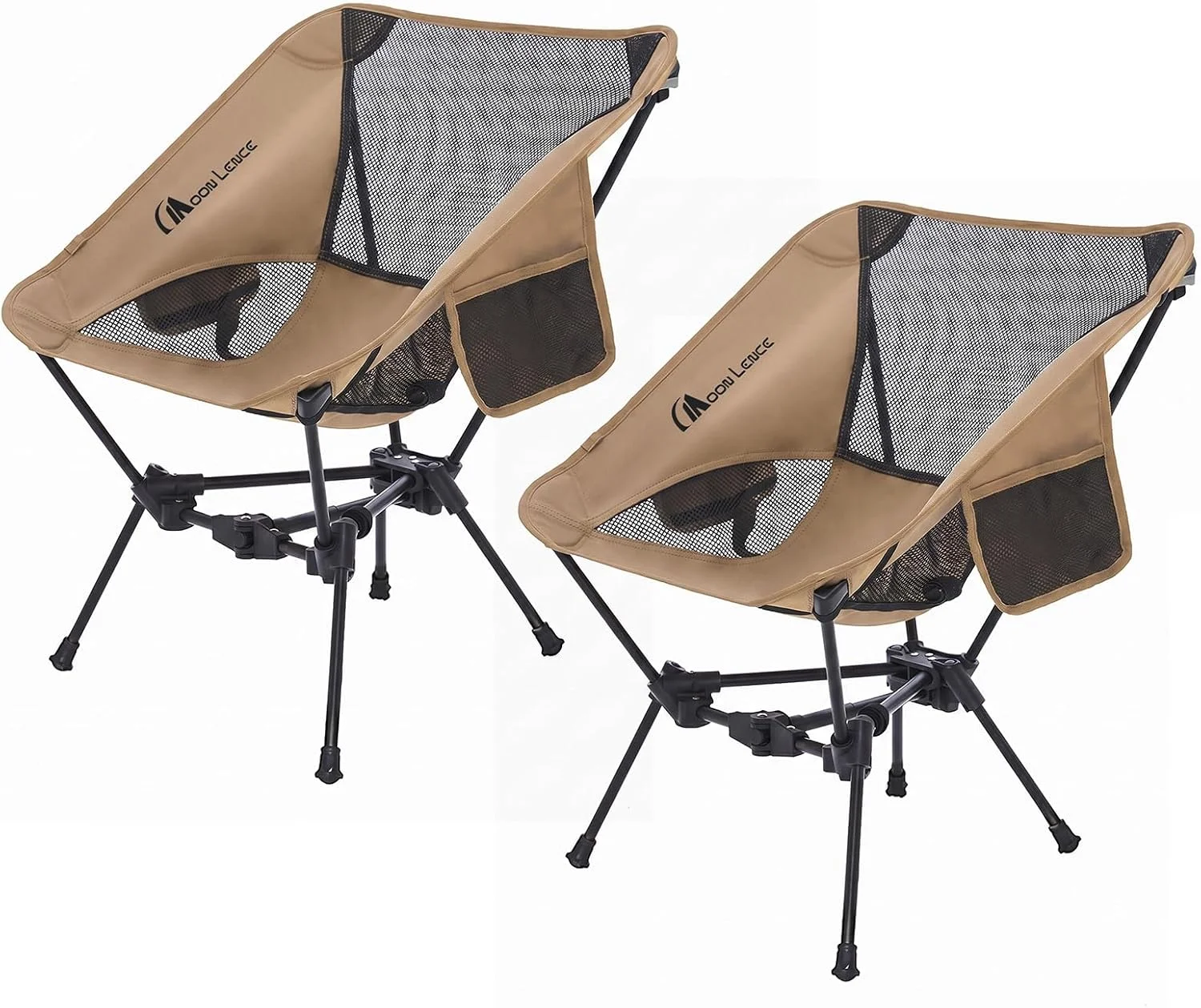 MOON LENCE 2 Pack Portable Camping Chairs Backpacking Chair, The 4th Generation Ultralight Folding Chair - Image 10