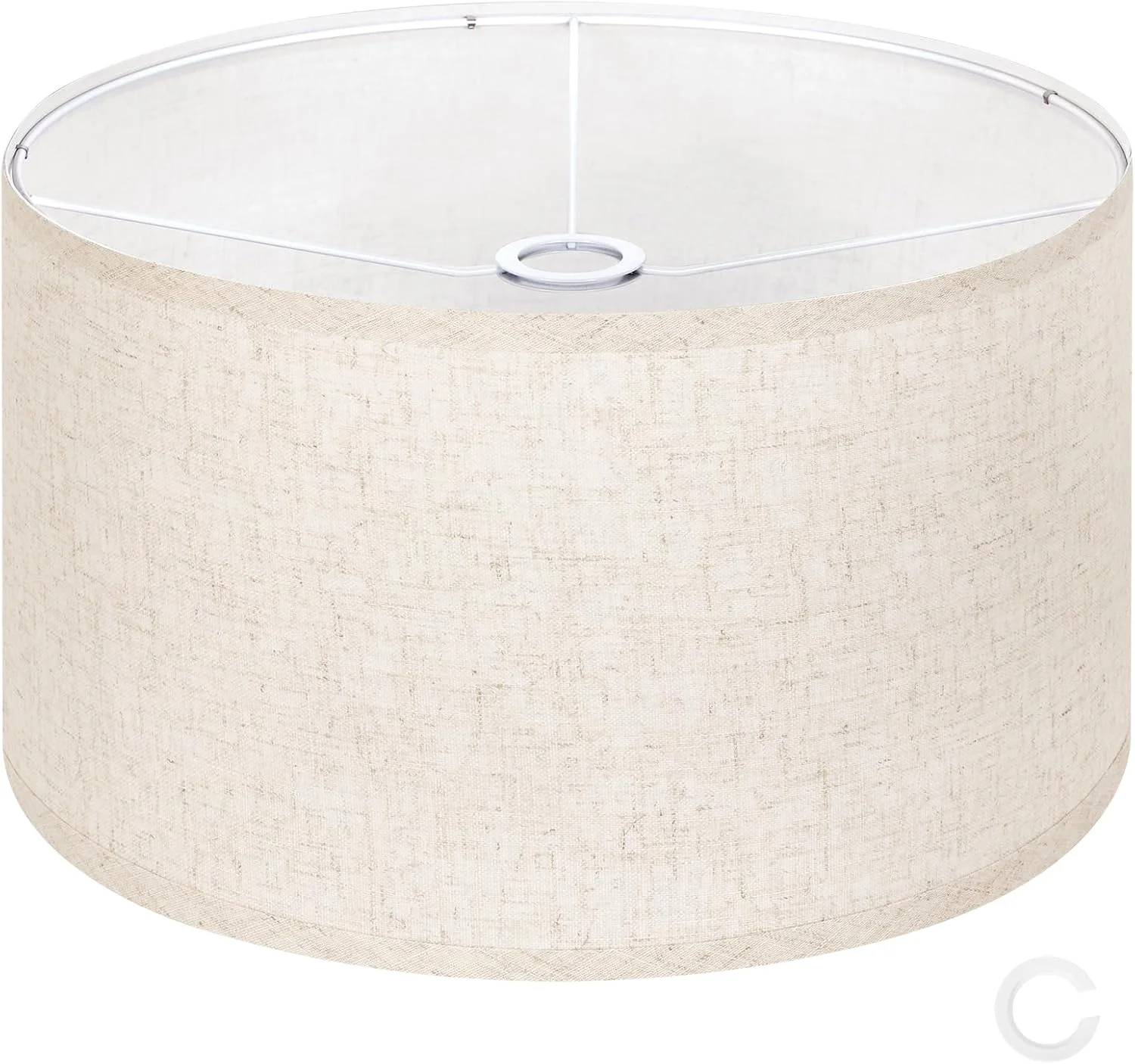 OUTON Beige Large Drum Lamp Shades for Floor Lamp - Image 5
