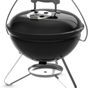 Weber Smokey Joe 14 Charcoal Grill, Portable Compact Charcoal BBQ Kettle with Tuck‑N‑Carry® Lid Lock & Durable