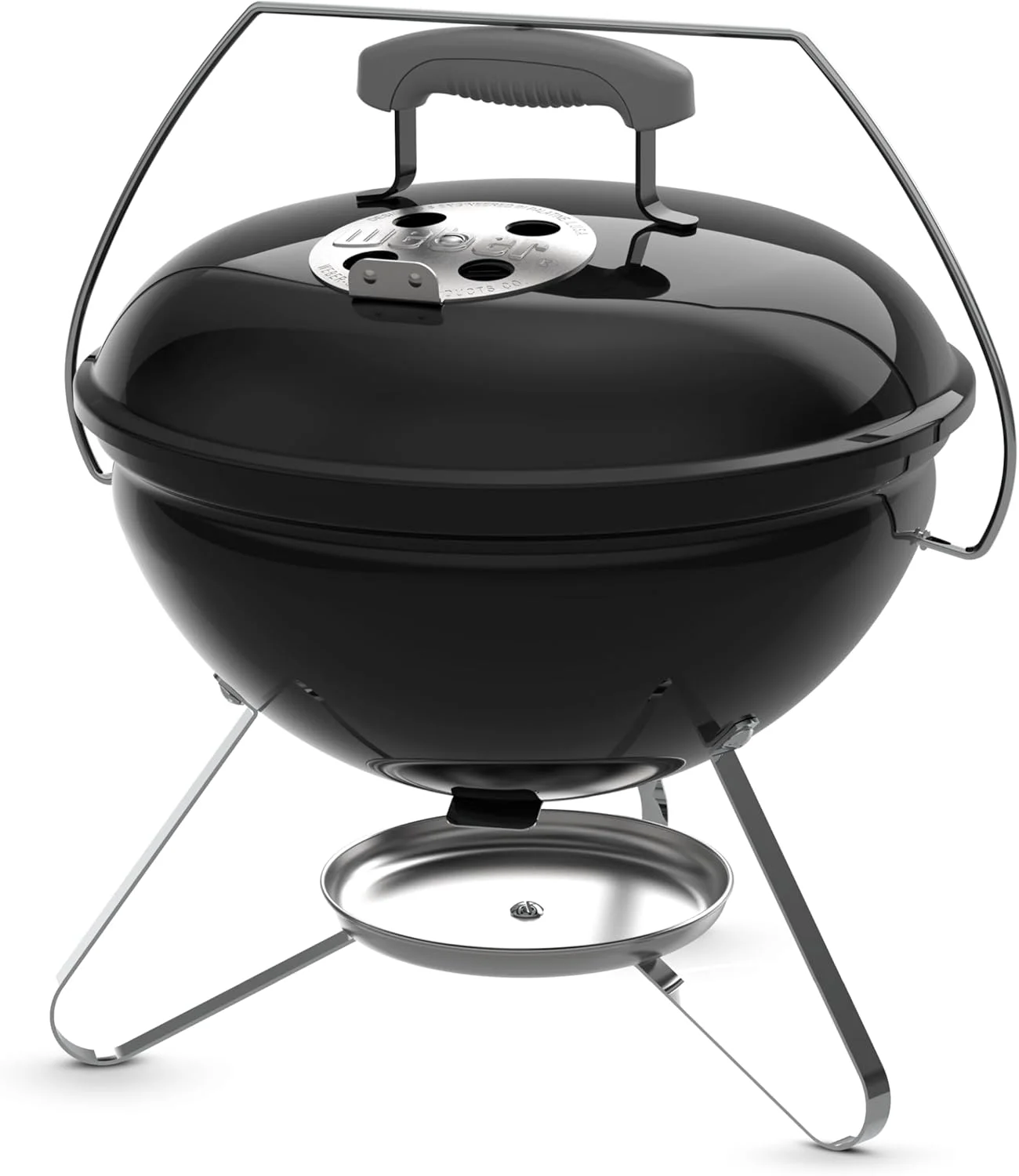 Weber Smokey Joe 14 Charcoal Grill, Portable Compact Charcoal BBQ Kettle with Tuck‑N‑Carry® Lid Lock & Durable