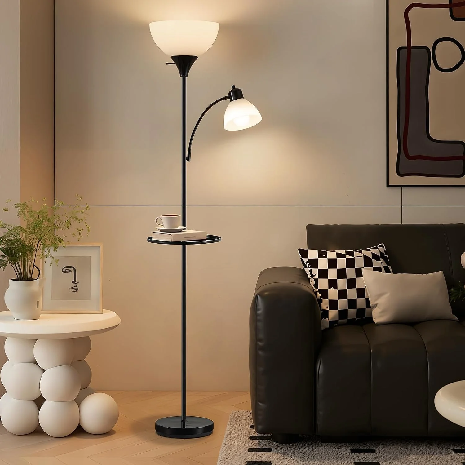 Luvkczc Floor Lamp, Bulb Included, Industrial Lamps for Living Room - Image 2