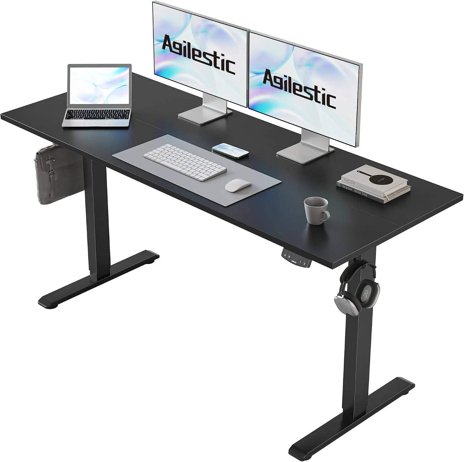 Agilestic Electric Standing Desk, 48 x 24 Inches Height Adjustable Desk - Image 21