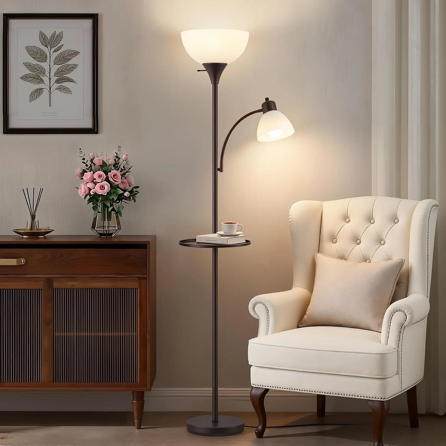 Luvkczc Floor Lamp, Bulb Included, Industrial Lamps for Living Room - Image 4