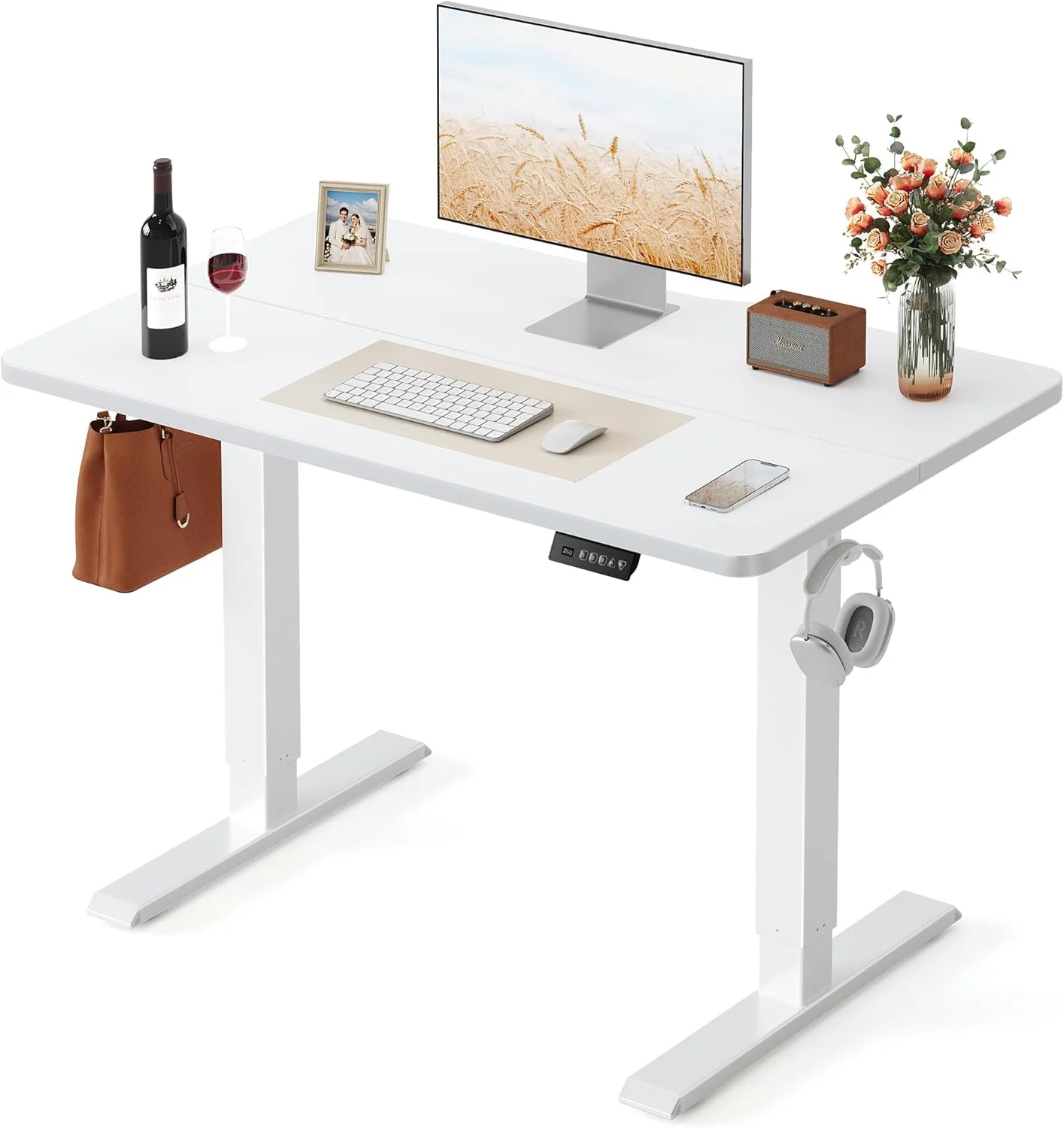 FEZIBO Standing Desk, 48 × 24 Inches Electric Height Adjustable - Image 5