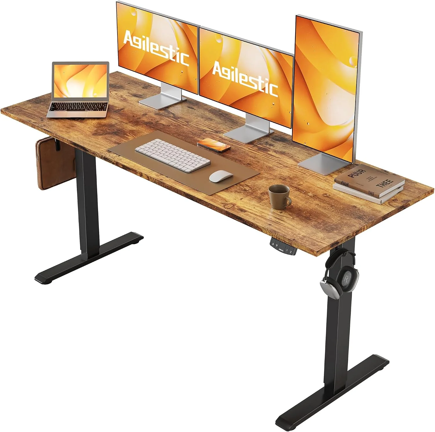 Agilestic Electric Standing Desk, 48 x 24 Inches Height Adjustable Desk - Image 41