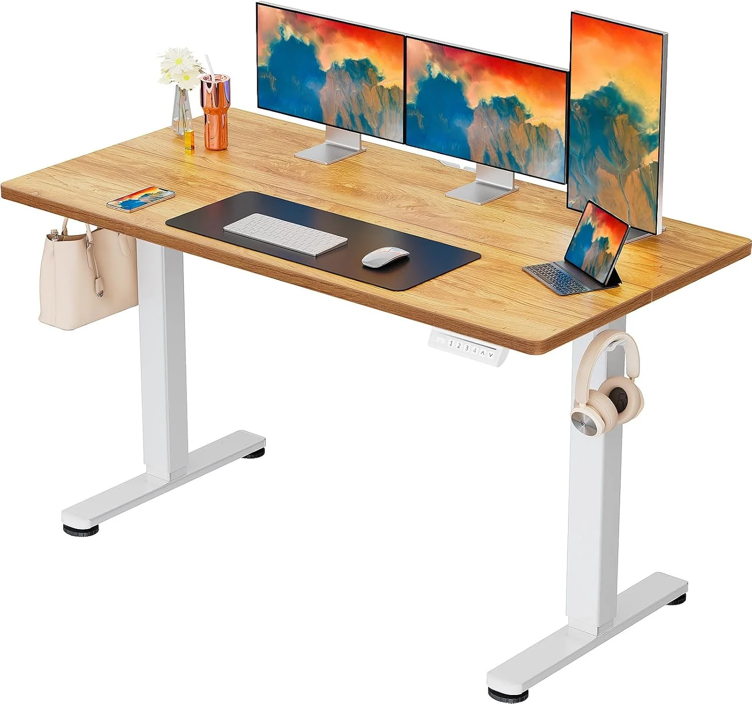 ErGear Height Adjustable Electric Standing Desk, 48 x 24 Inches Sit Stand up Desk - Image 26